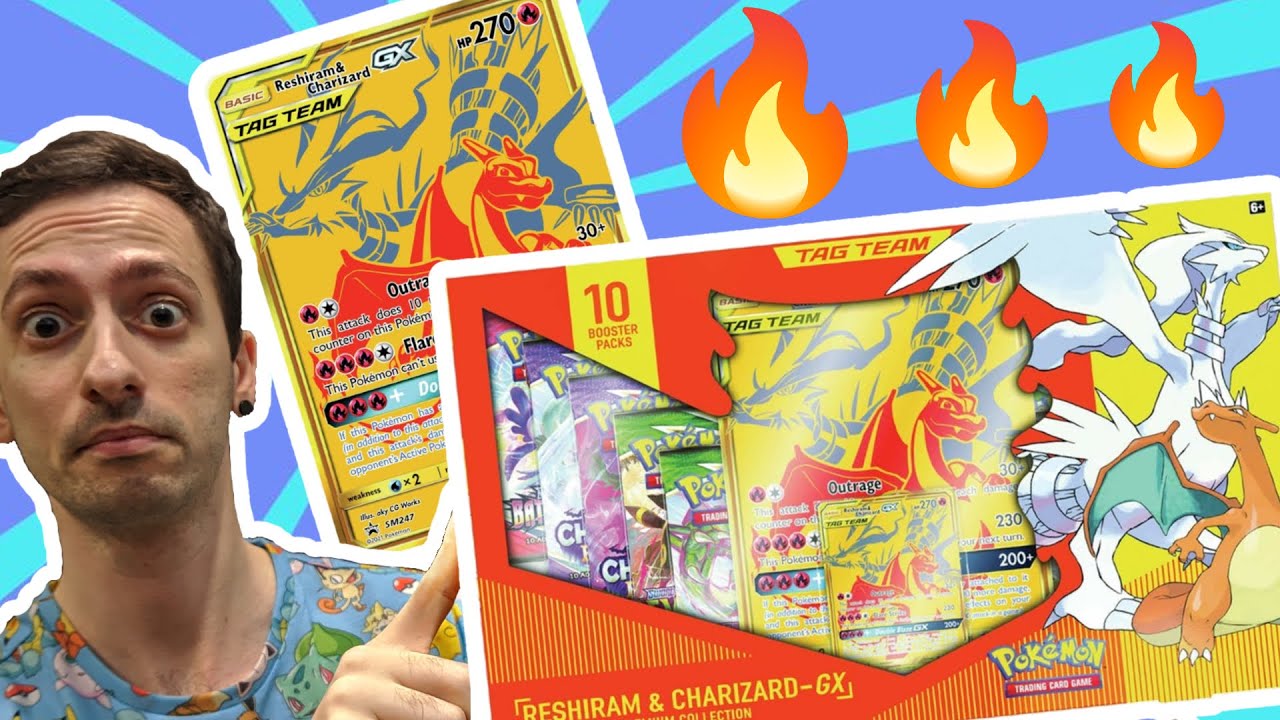 🔥 Reshiram e Charizard GX GOLD 🔥 Apro la Collezione Premium Pokemon! Da Comprare?