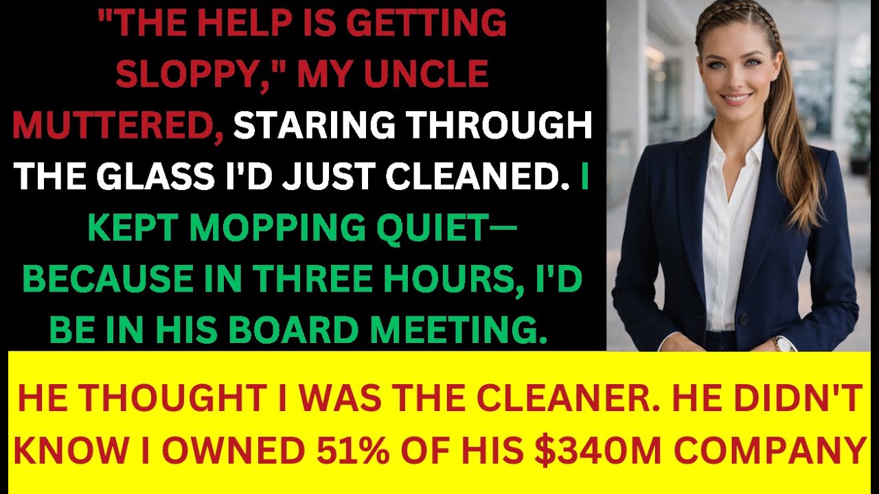I Worked as a Cleaner in My Own Company… Until the Board Meeting