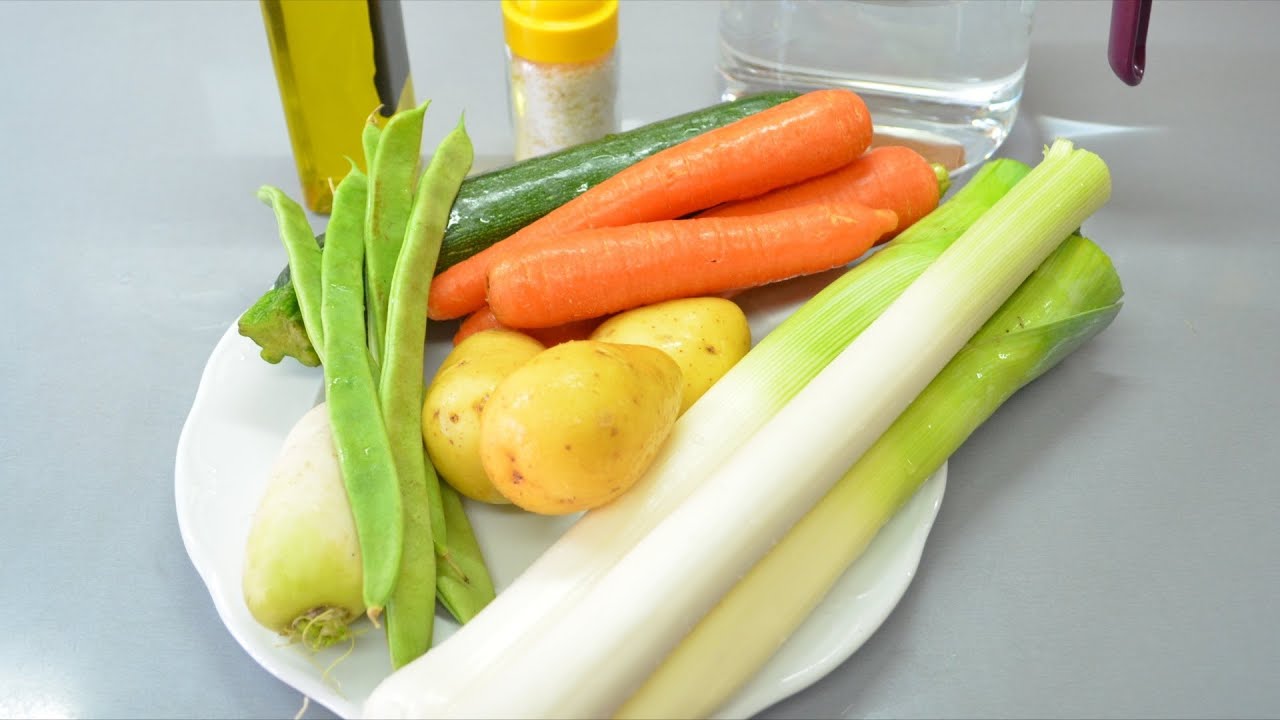 Puré de verduras en olla rápida