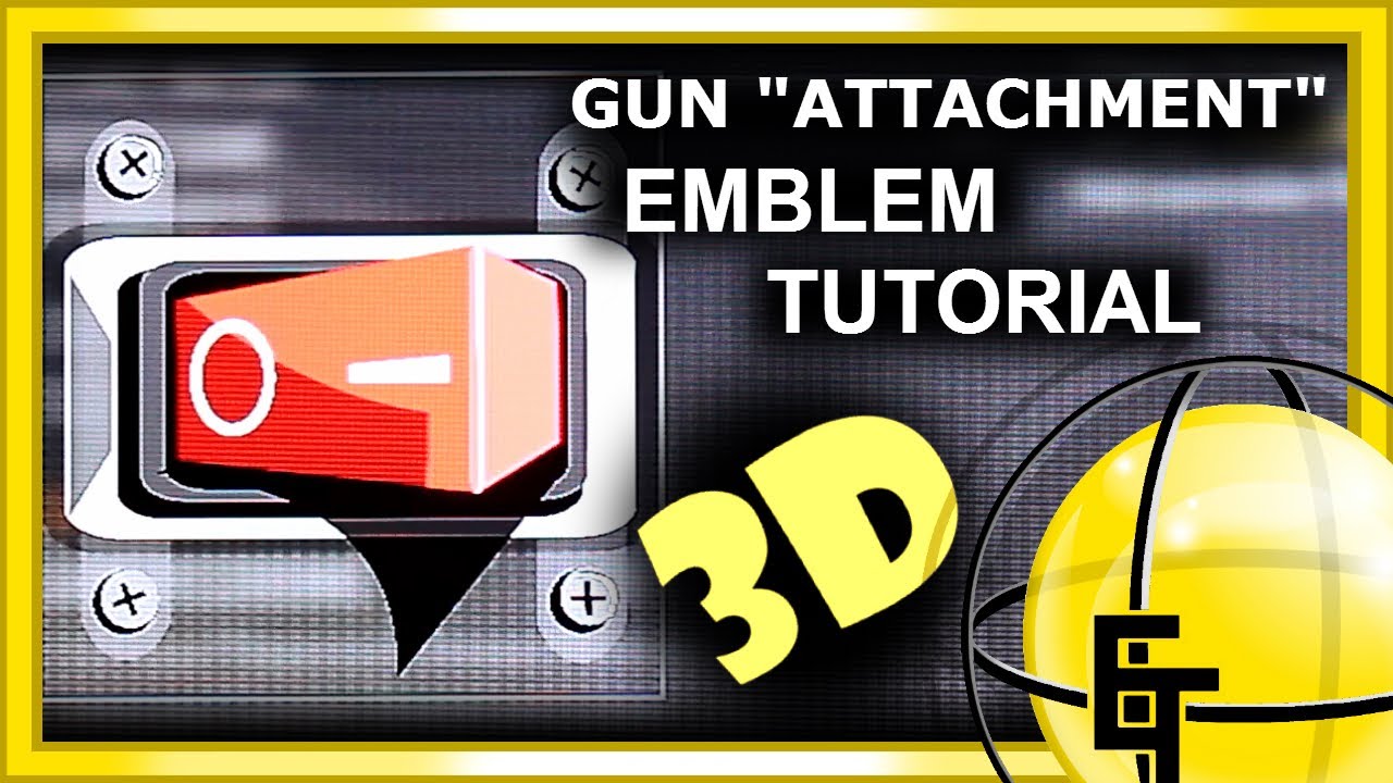 Black Ops 2 - 3D Emblem Tutorial - On/Off Switch 