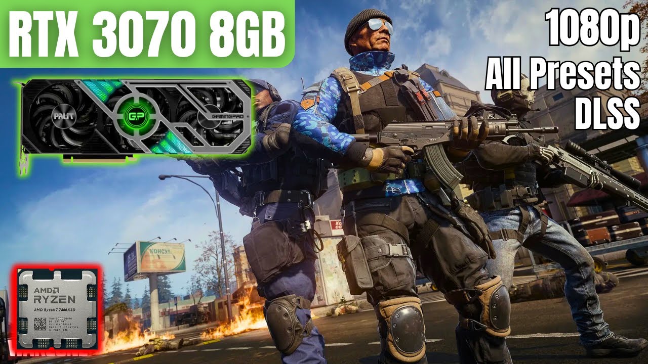RTX 3070 & R7 7800X3D: COD Black Ops 6 | Warzone | Minimum - Extreme Settings | 1080p | DLSS
