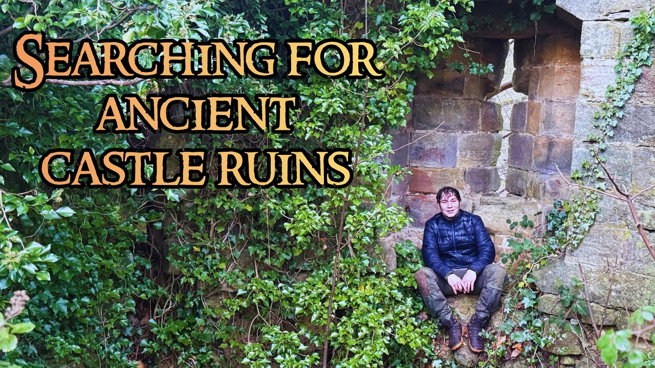 Searching For Medieval Castle Ruins, camping in ancient forest 