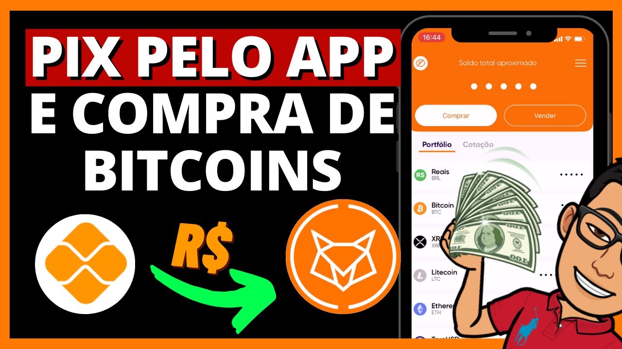DEPÓSITO PIX E COMPRA DE BITCOIN - TUDO NO APP DA FOXBIT
