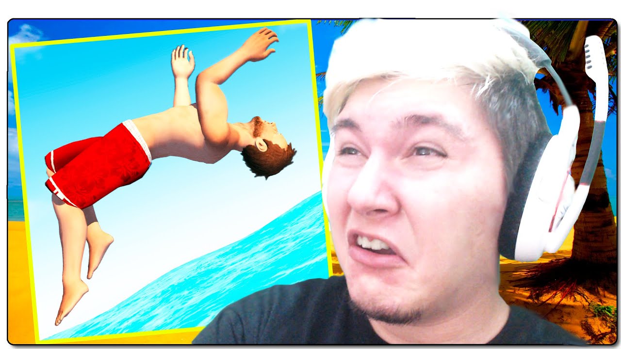 Me muero del planchazo D: ¡FLIP DIVING! | Con TinenQa xD