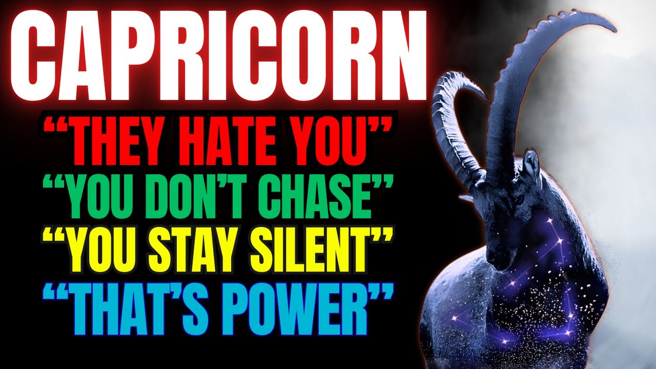 ♑ 9 Reasons Why Everyone Hates Capricorns… And It’s Not What You Think