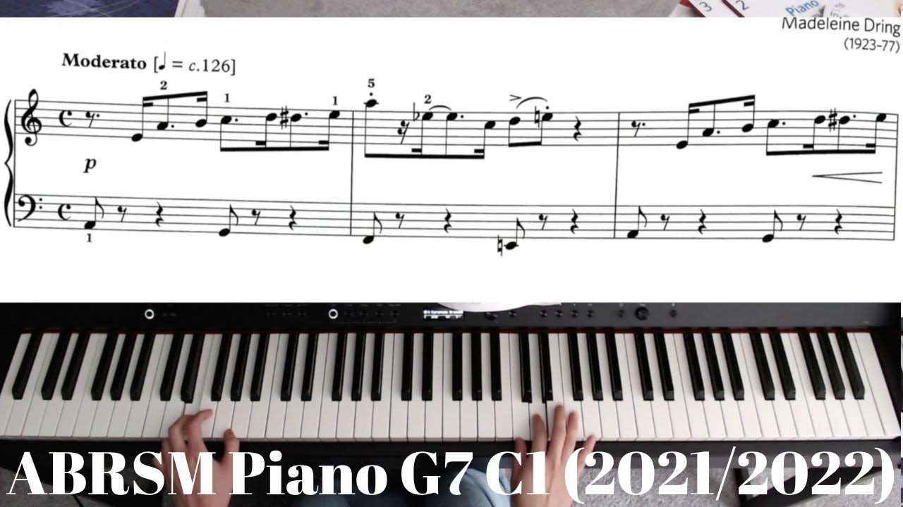 ABRSM 2021&2022 Grade 7 piano C1: Pink Mirror