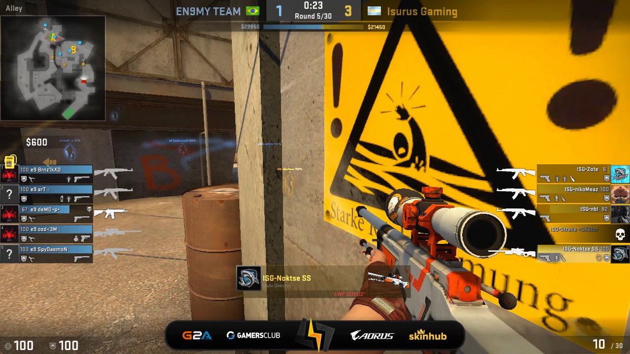 [ES] Isurus Gaming vs EN9MY Team | WCA South America Season 1 | Overpass