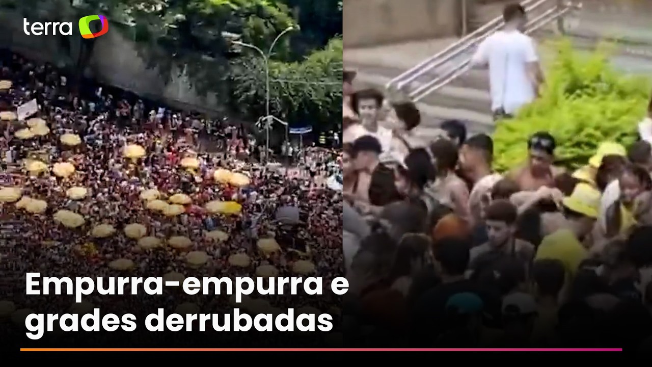 Bloco com Calvin Harris tem superlotação e foliões passam mal durante circuito em SP
