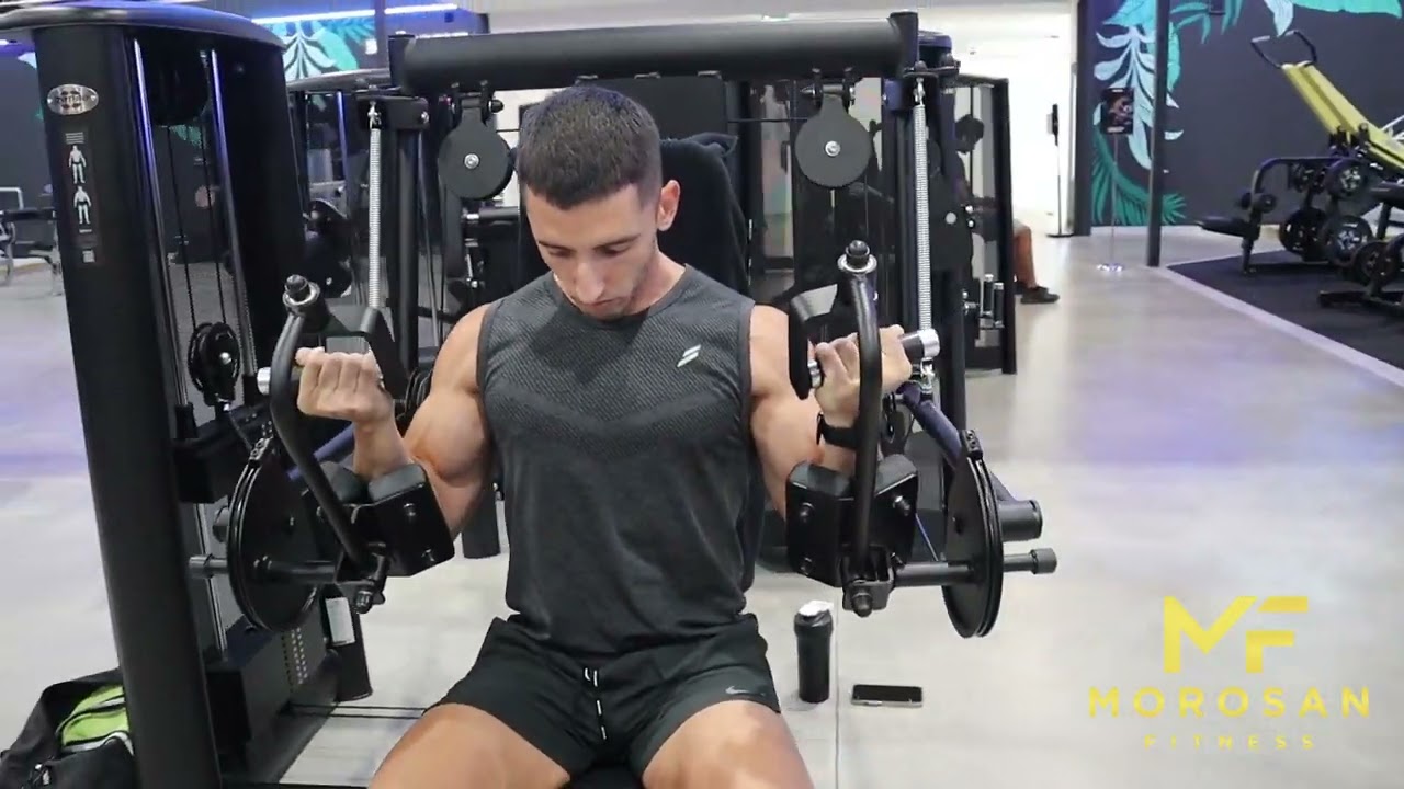 Seated Bicep Curl Machine  - GYM80