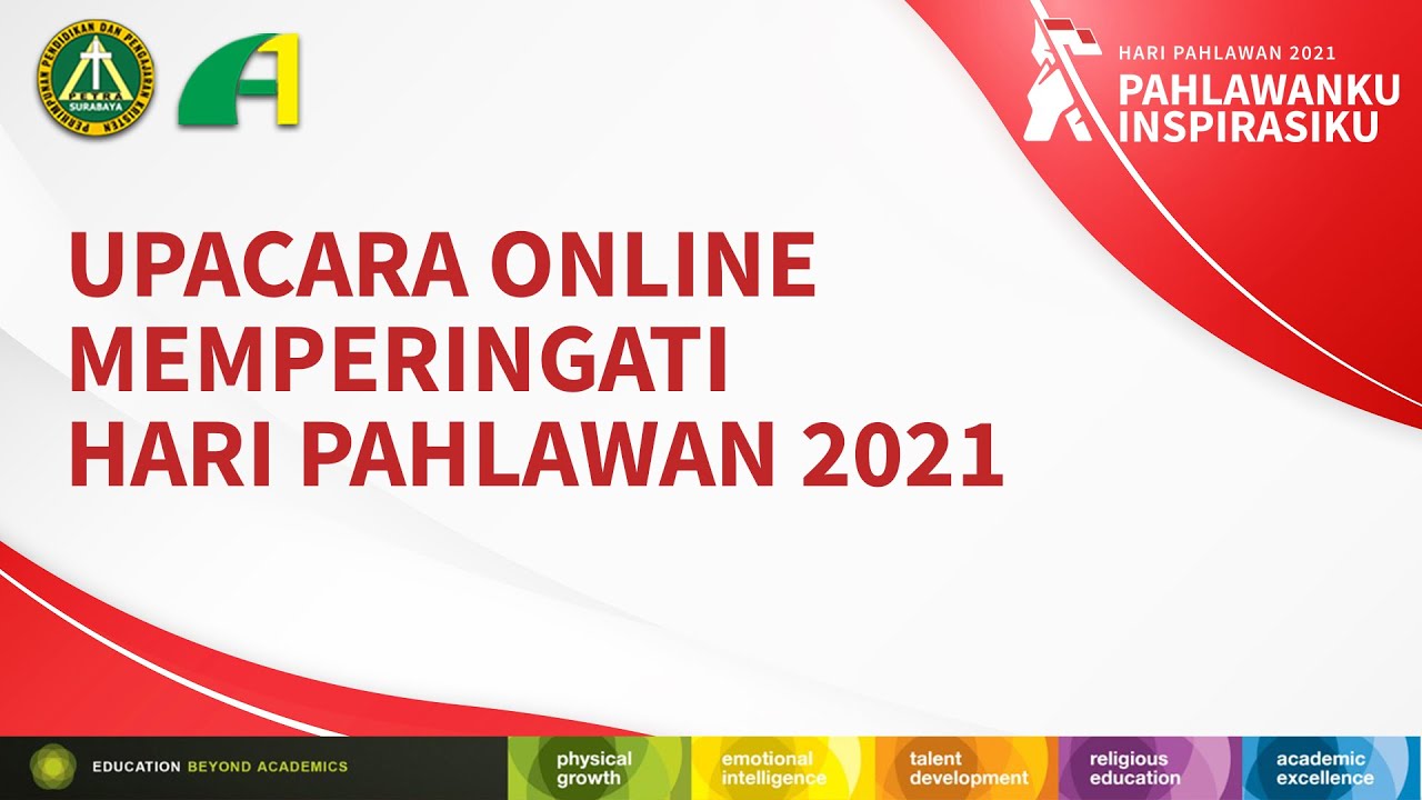Upacara Online Memperingati Hari Pahlawan 2021  - SMA Kristen Petra 1