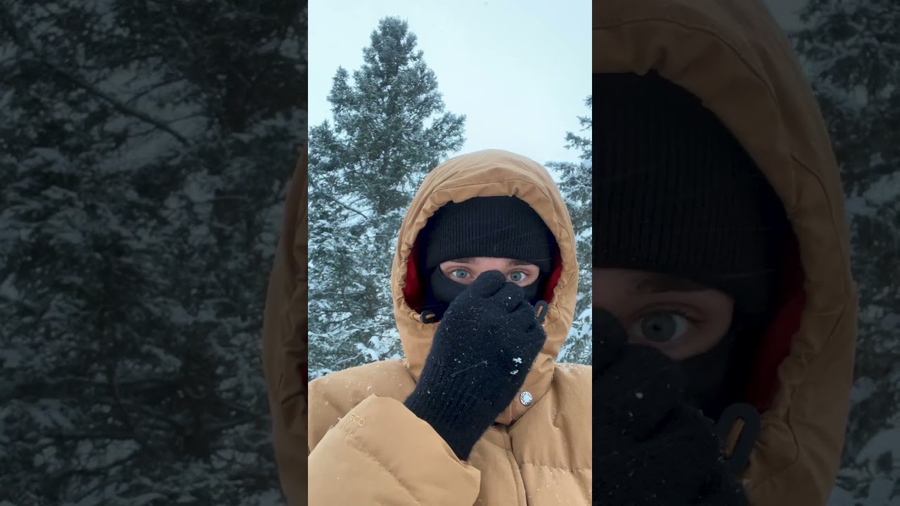 Clearing snow in -40&deg; weather