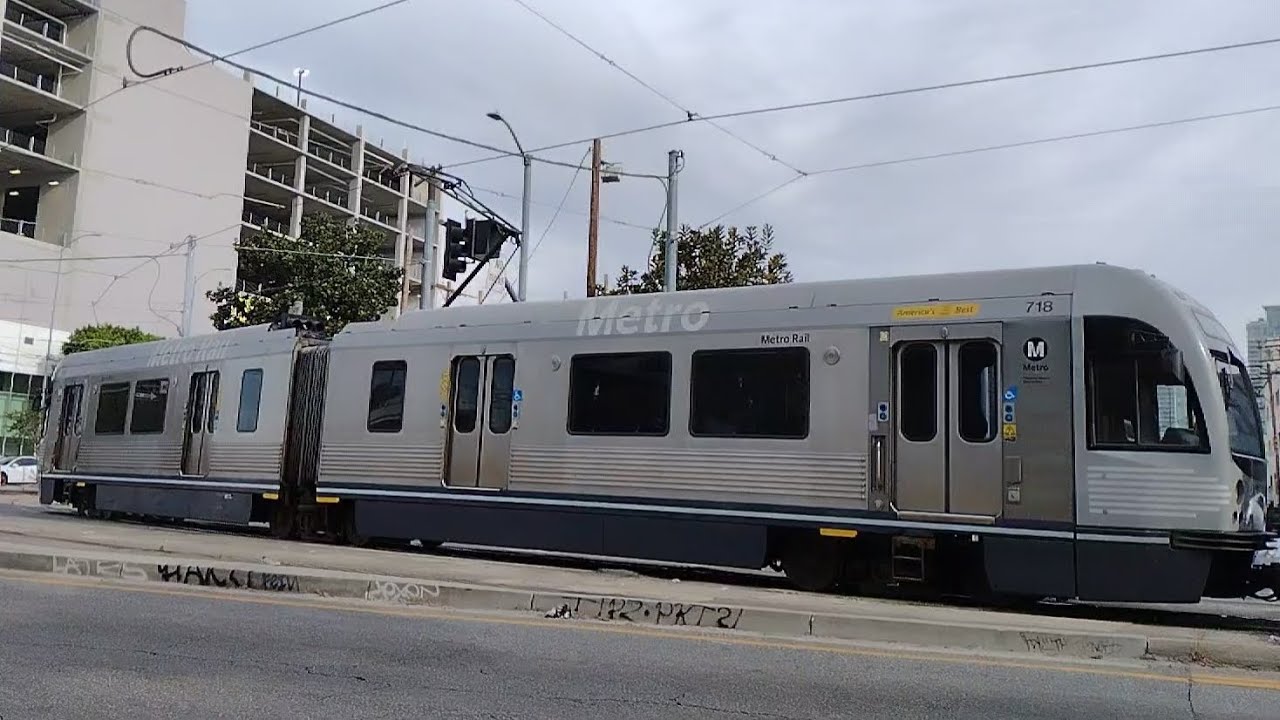 2006-2011 LACMTA Ansaldobreda P2550 Metro Rail 718 (A Line)