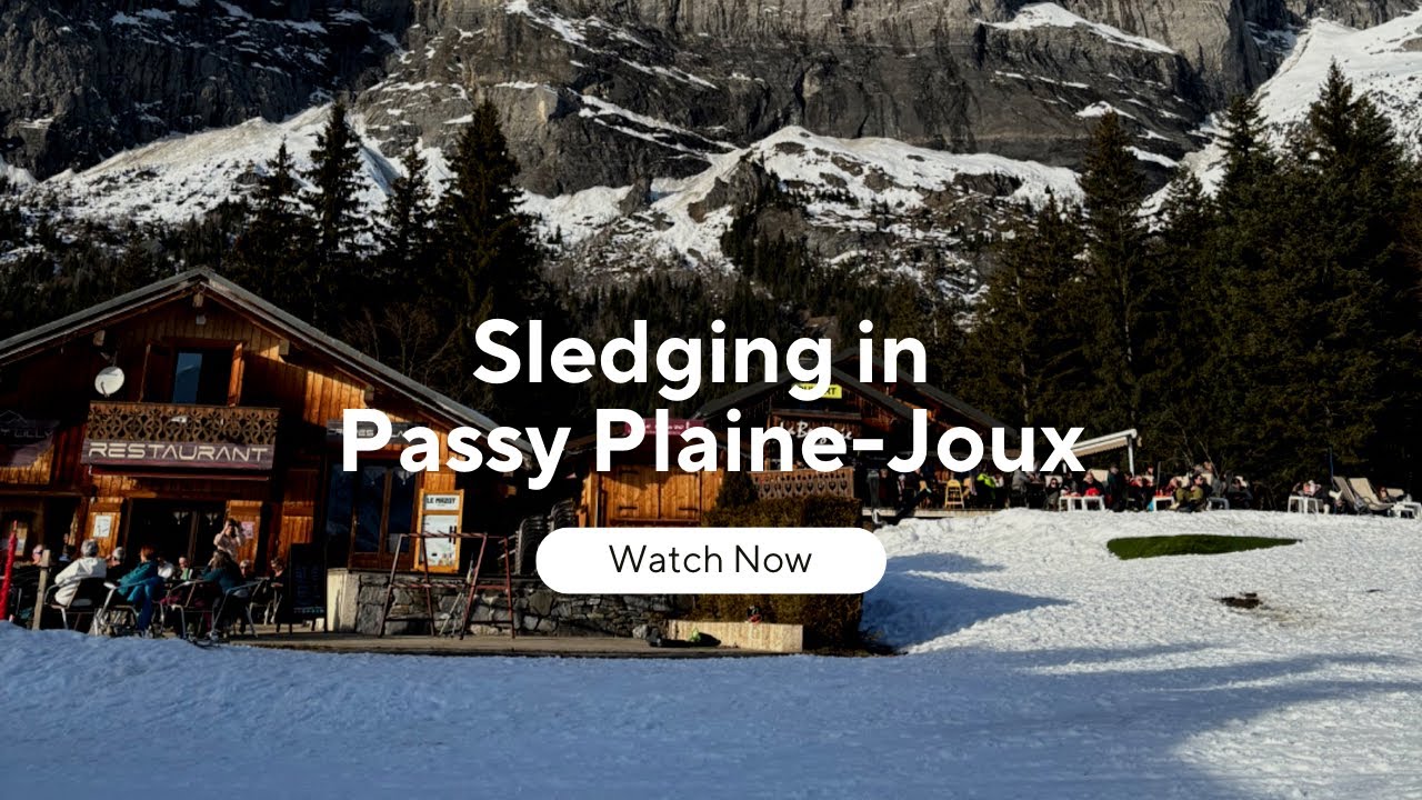 SLEDGING IN PASSY PLAINE-JOUX