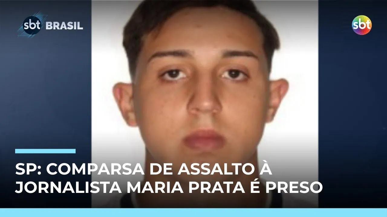 Pol&iacute;cia prende comparsa do assalto &agrave; jornalista Maria Prata, esposa de Bial, em SP | #SBTBrasil