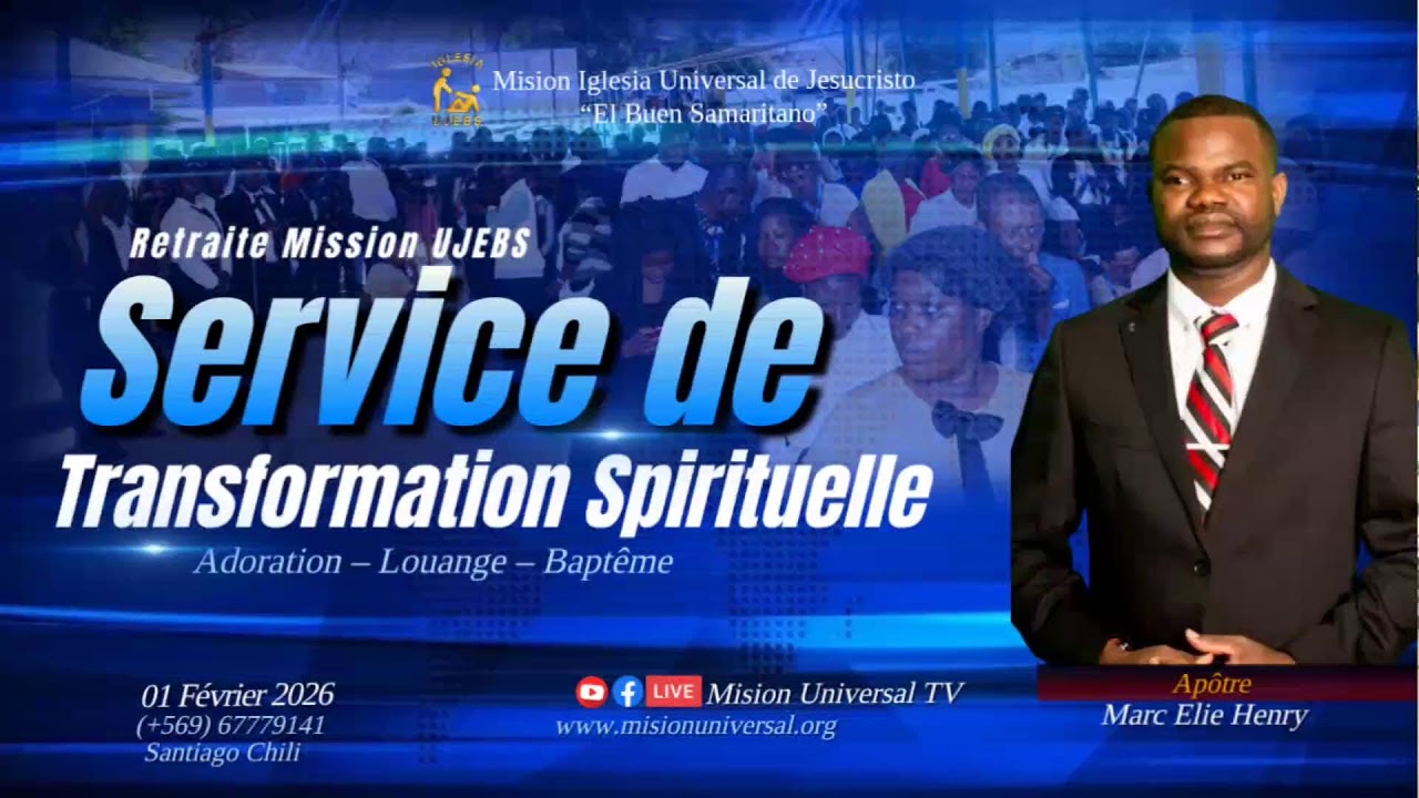 Retraite Mission UJEBS 2026 - Transformation Spirituelle