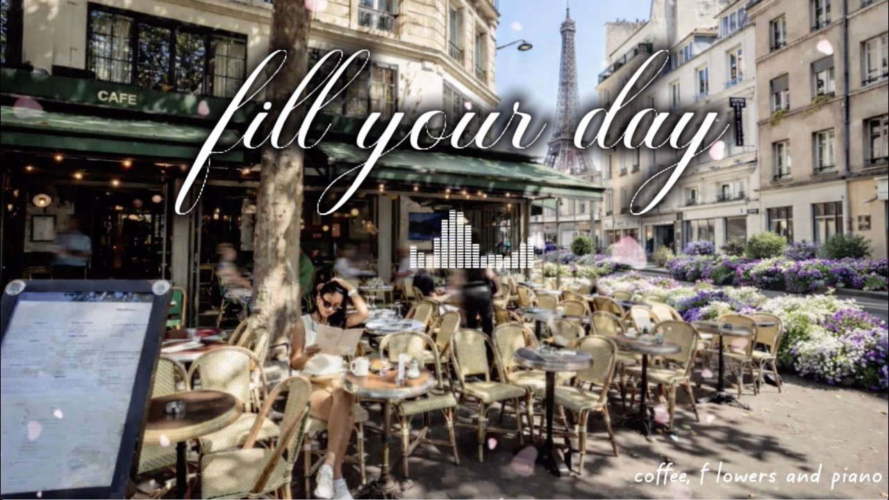 Light French Jazz Playlist ☕🌼 | Coffee, Flowers & Piano