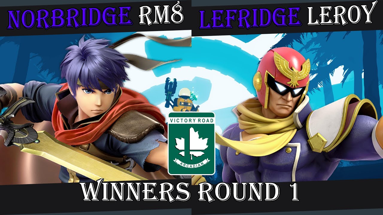 VICTORY ROAD WINNERS ROUND ONE - Rm8 (Ike) Vs. Leroy (Captain Falcon) Smash HDR