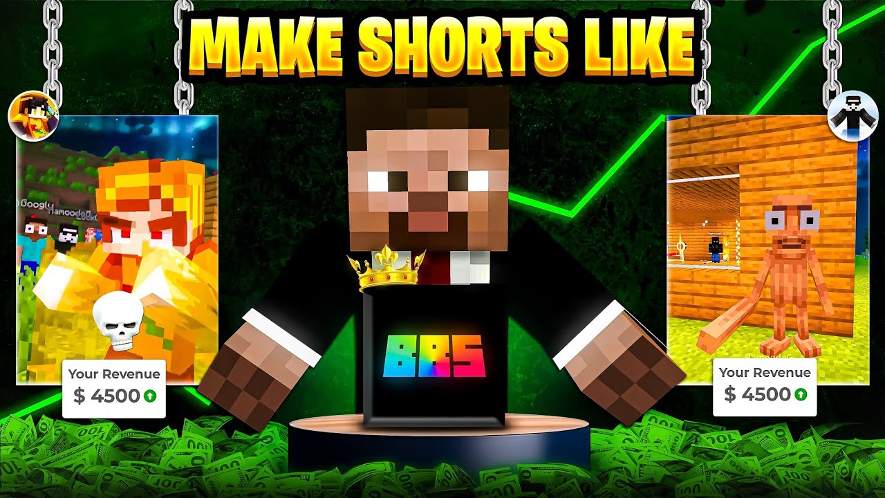 Make Minecraft Shorts & Earn Thousands on Android or PC