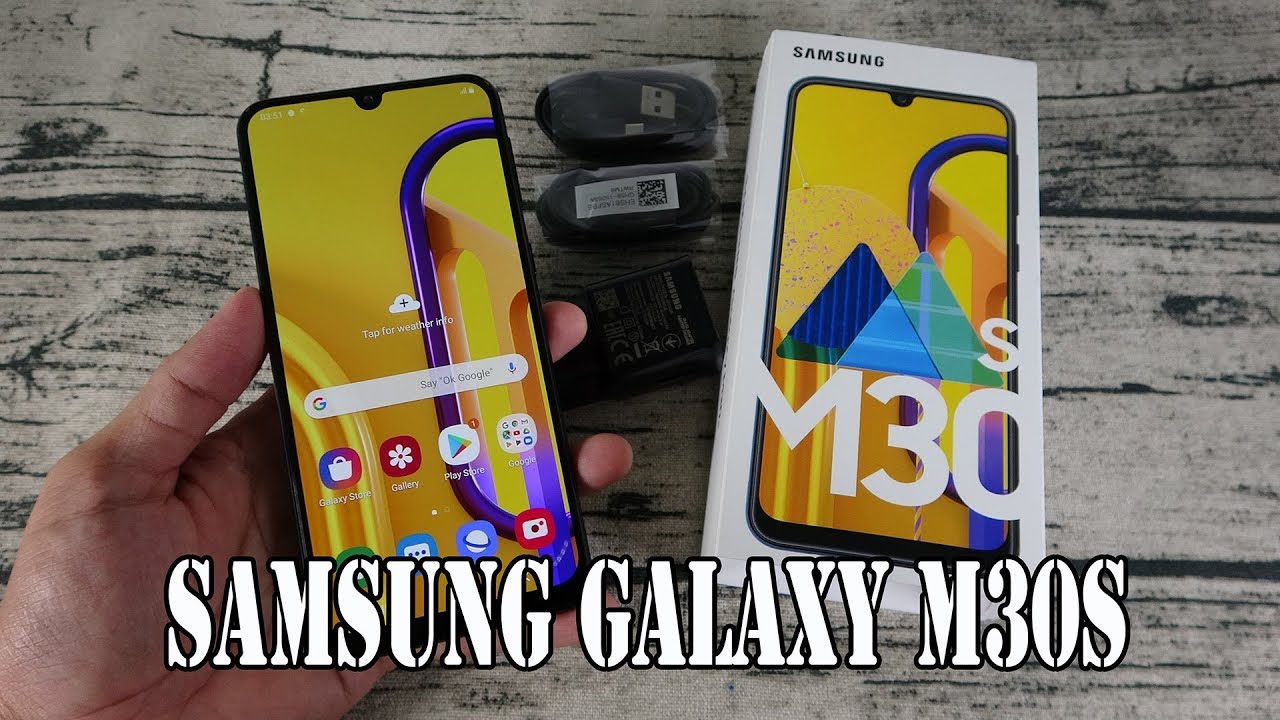 Samsung Galaxy M30s Opal Black unboxing | camera, fingerprint, face unlock tested