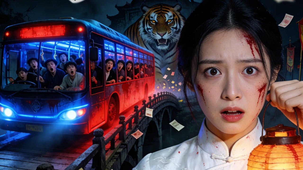 ¡Queda embarazada de un FANTASMA 👻 en bus nocturno! La verdad es horrible 😨
