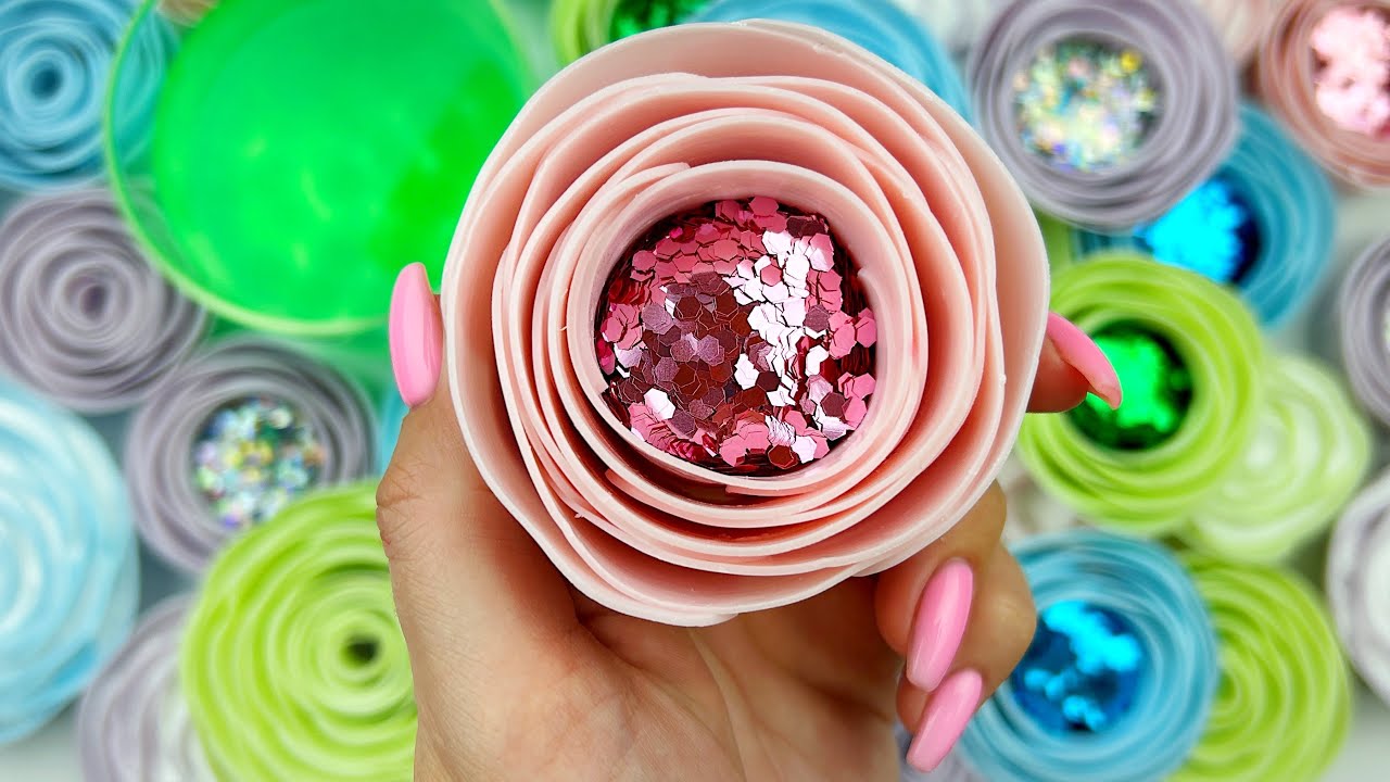 Dry ice★Crushing soap roses★Crushing soap roses with starch★
