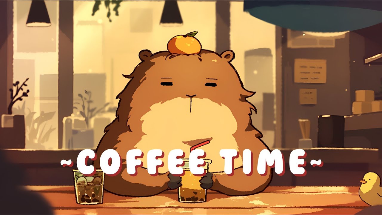 [60 Minutes] Capybara Chill Radio | Study Session Music Mix 🦫 🌙 📖