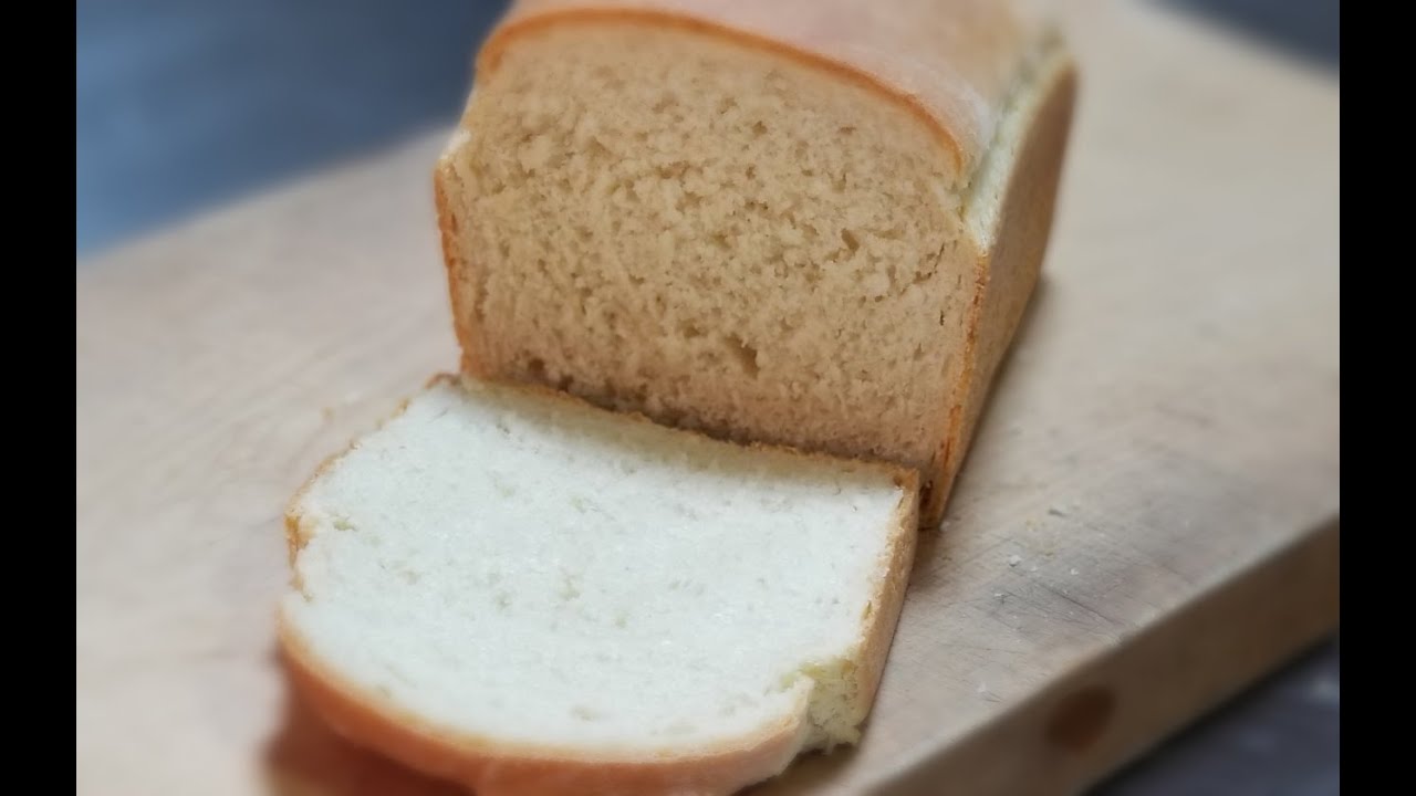 スーパーに中力粉しかないから中力粉で食パンを作ってみた