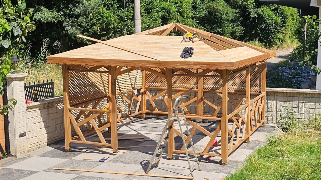KAMELYA-ÇARDAK YAPIMI (ATÖLYE SAFHASI 1) ...MAKİNG PERGOLA