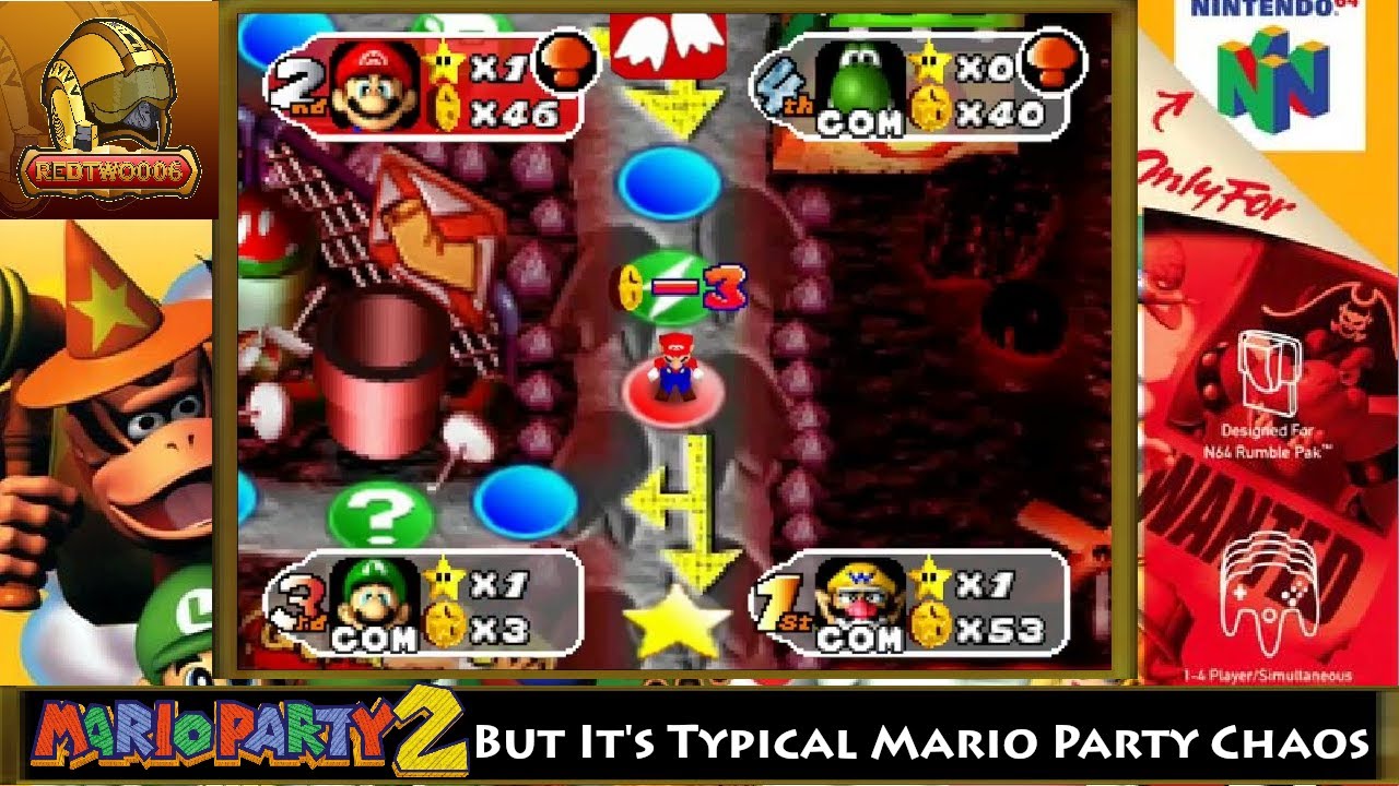 Mario Party 2 But it's Typical Mario Party Chaos - Bowser Land Pt 2