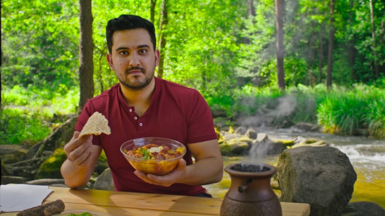 Cooking a Traditional Persian Dish in the Forest! 🌿🍲