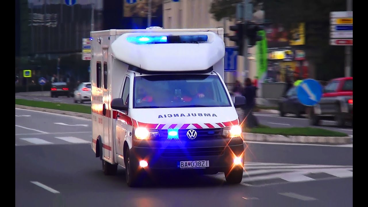 3x Ambulancia Záchranná zdravotná služba Nitra