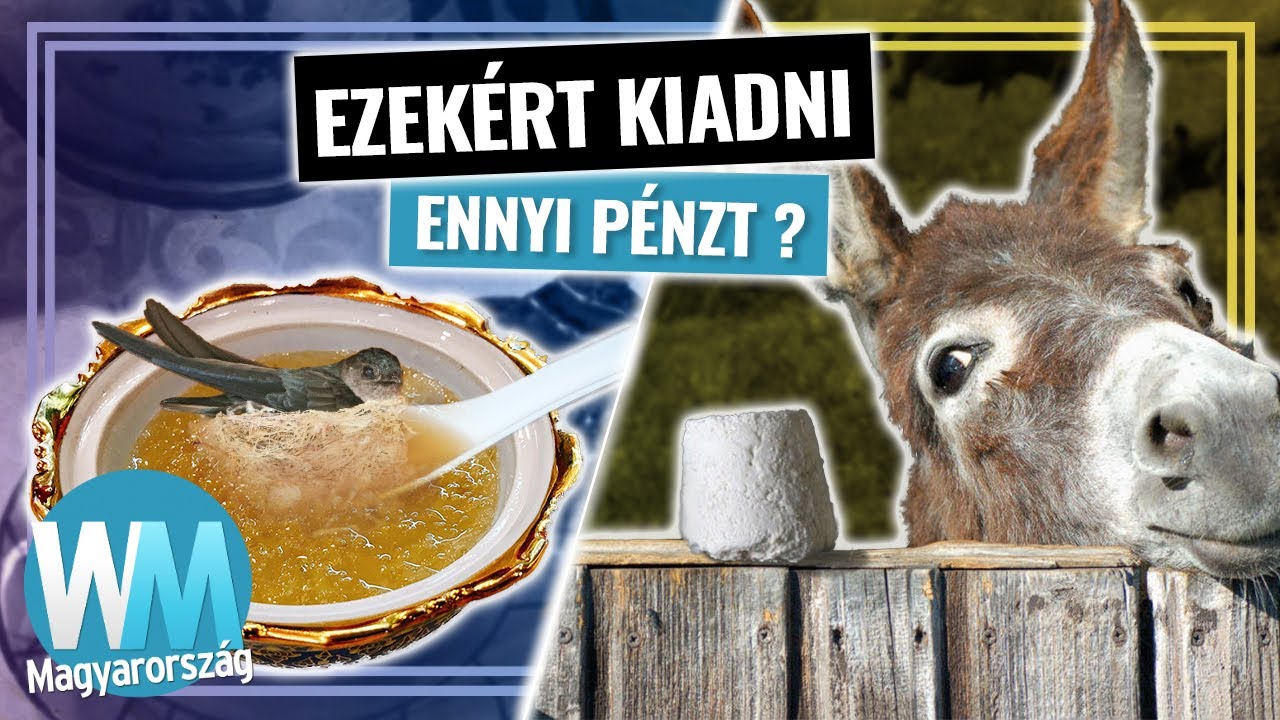 Top 10 legdr&aacute;g&aacute;bb &eacute;tel a vil&aacute;gon