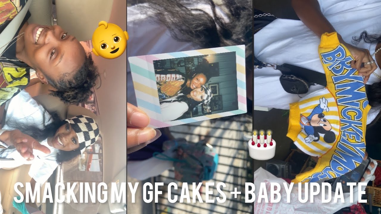 SMACKING MY GF CAKES PRANK *BABY UPDATE*