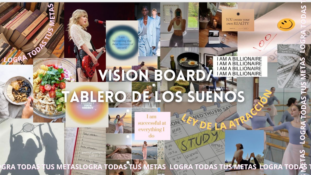 MANIFESTANDO✨ TODAS MIS METAS PARA 2022 con un VISION BOARD/ TABLERO DE LOS SUE&Ntilde;OS🧚🏾 | vlogmas 6