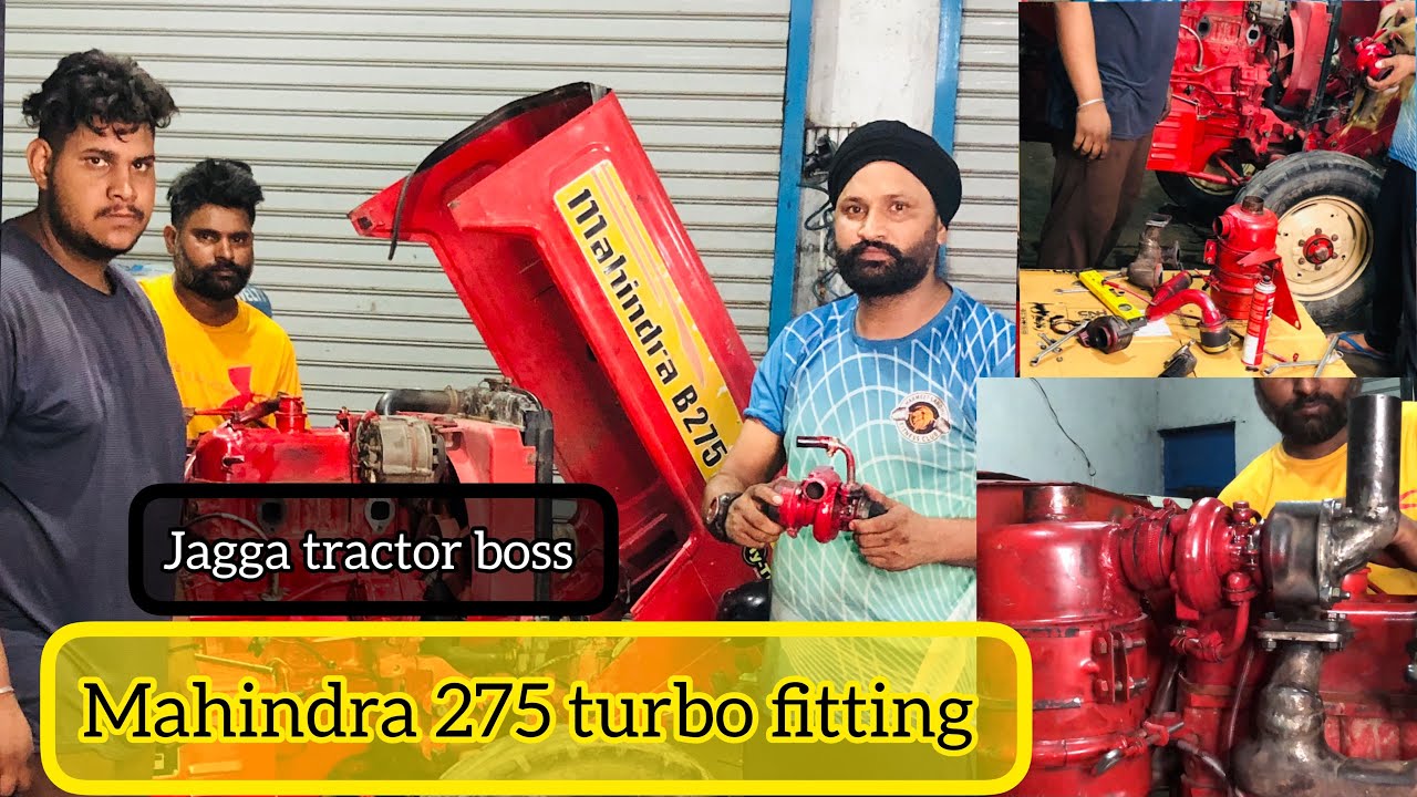 Turbo  Mahindra 275 Di  475 Di 575 Di turbo try power after fitting Modify￼ Modification￼￼