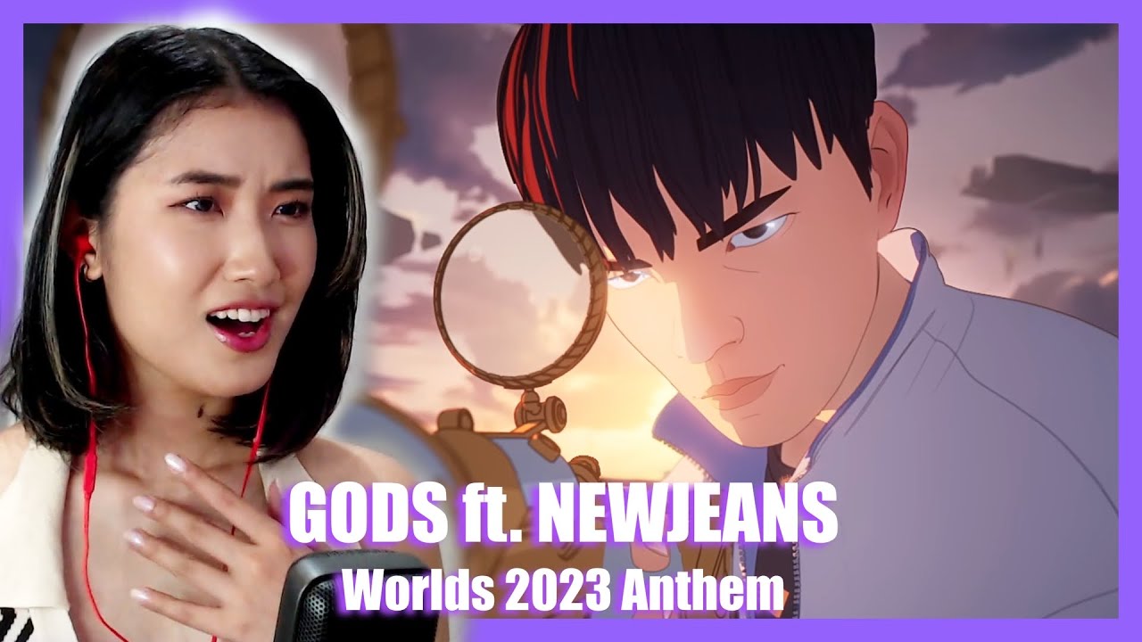 GODS ft. NewJeans (뉴진스) (Official Music Video) Reaction | League of Legends | Lady Rei