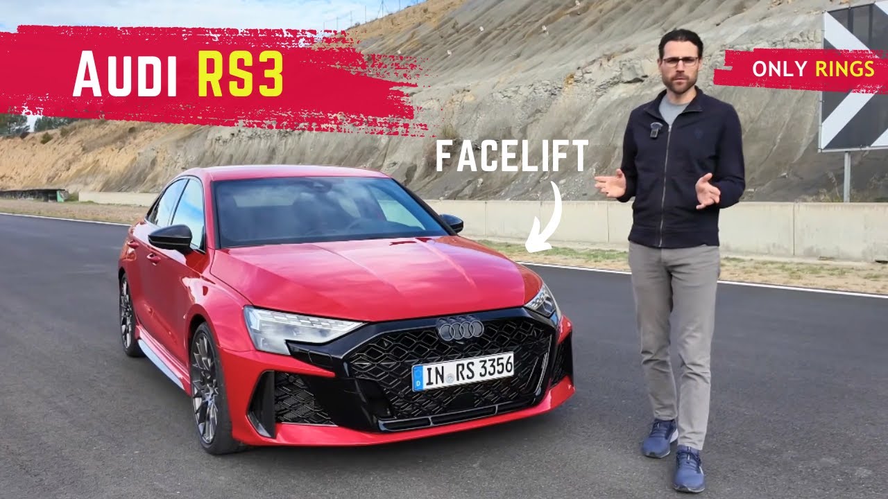 Обновленный Audi RS3 2025 года — 5-цилиндровый монстр продолжает жить!