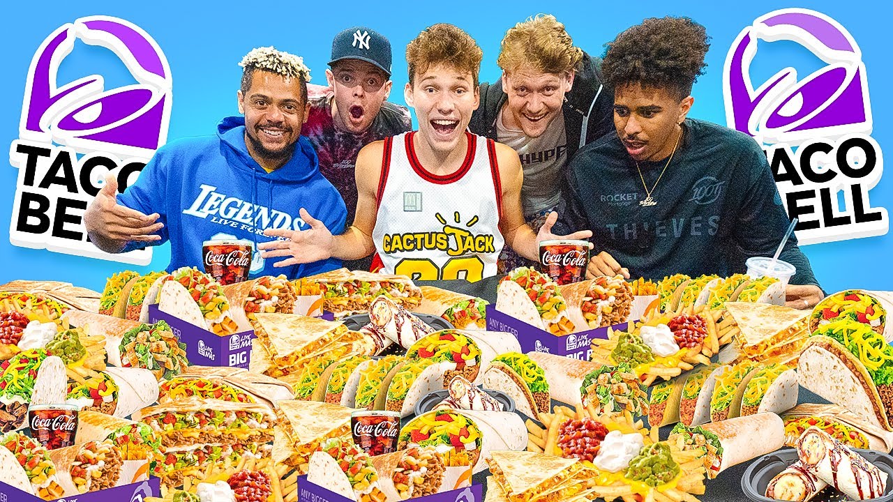 We Ate Taco Bell's ENTIRE Menu &mdash; 50,000 Calories Mukbang