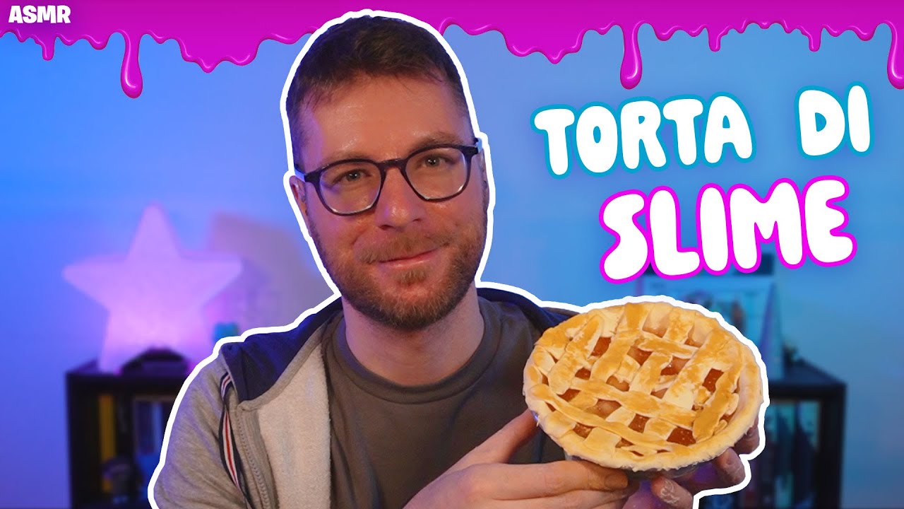 🥧 CUCINO una TORTA DI MELE allo SLIME! &bull; ASMR ITA