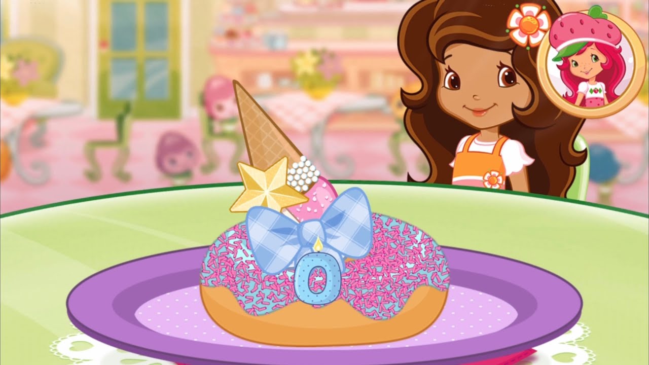 Strawberry Shortcake Bake Shop - Very Berry Doughnuts - Fun Cooking Games for Kids