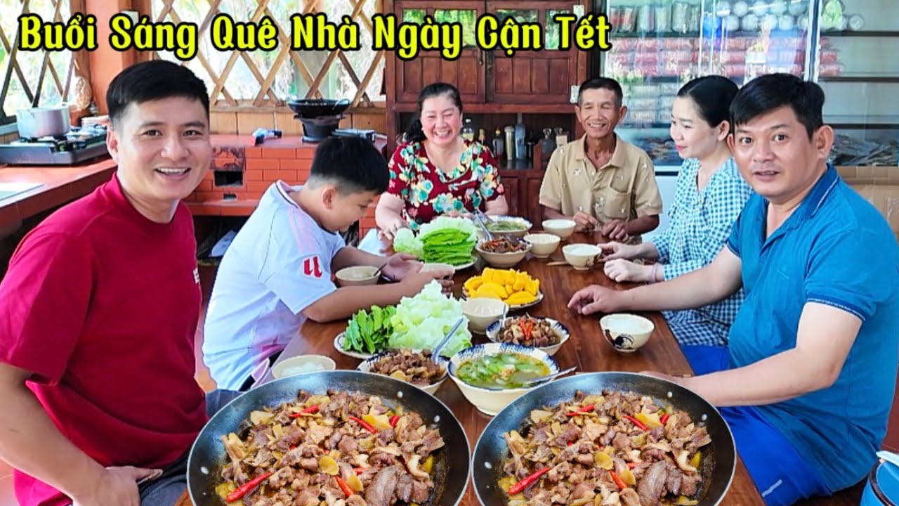 Anh Khải Về Tiếp Gia Đình Những Ngày Cận Tết, Vịt Kho Gừng 