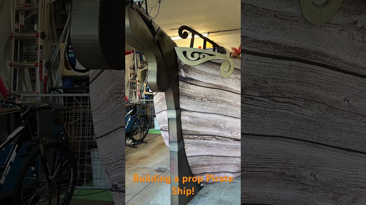 Building a Prop Pirate Ship, start to finish! #art #propbuilding #pirate #ship