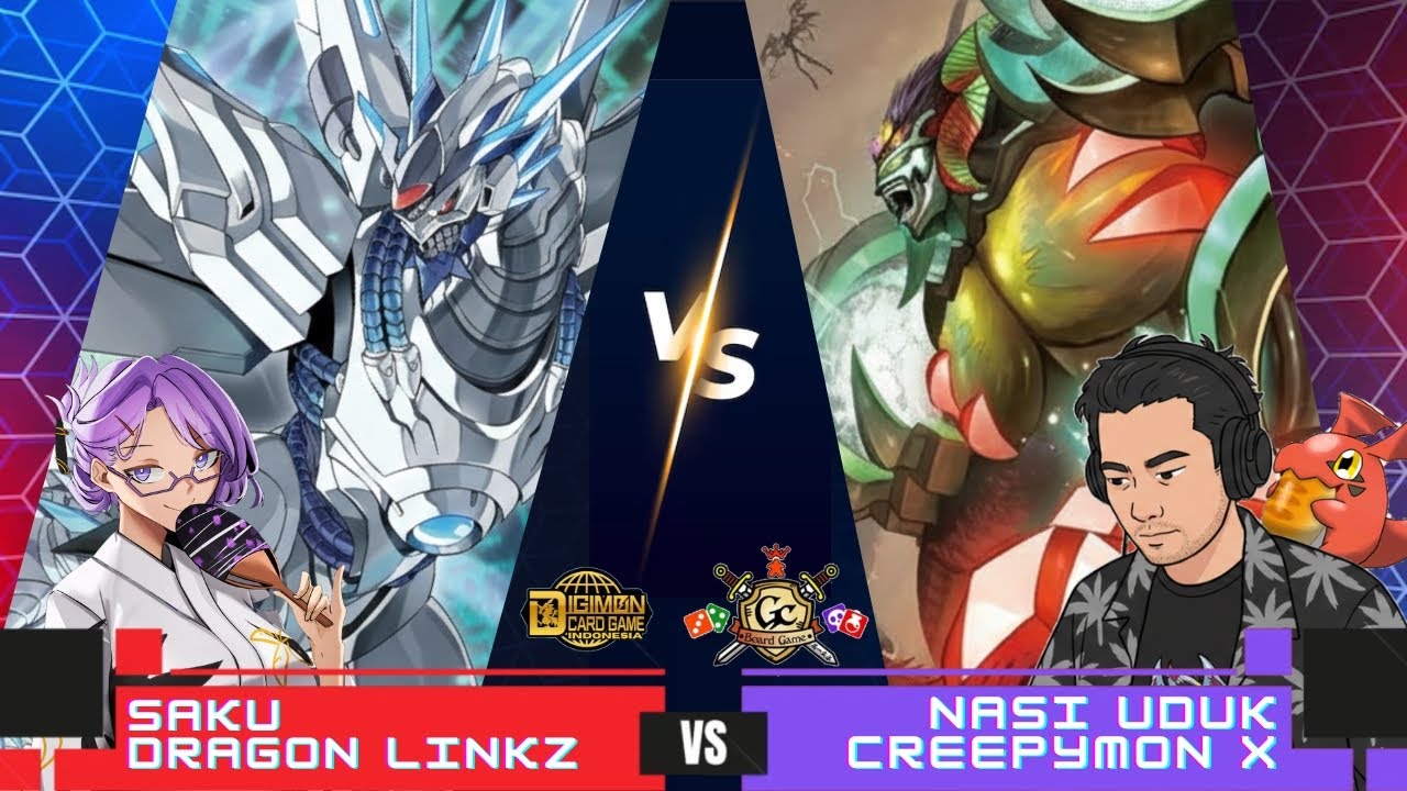 DRAGON LINKZ VS CREEPYMON X - DIGIMON CARD GAME INDONESIA