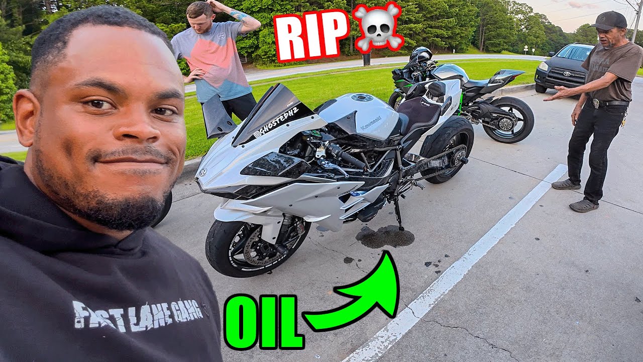 I BLEW THE NINJA H2 MOTOR 😣 | S1000rr vs Ninja H2