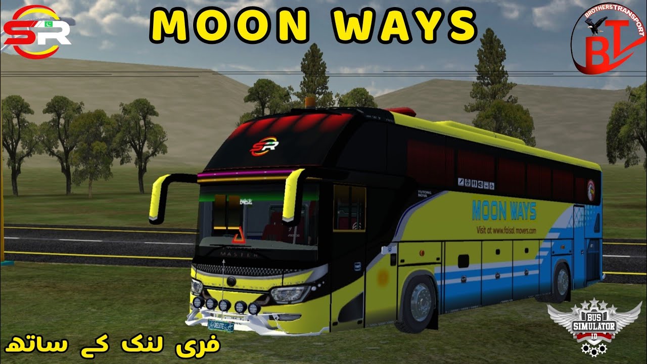 Bus Simulator Indonesia MOON WAYS SIRIKANDI HD FREE LIVERY