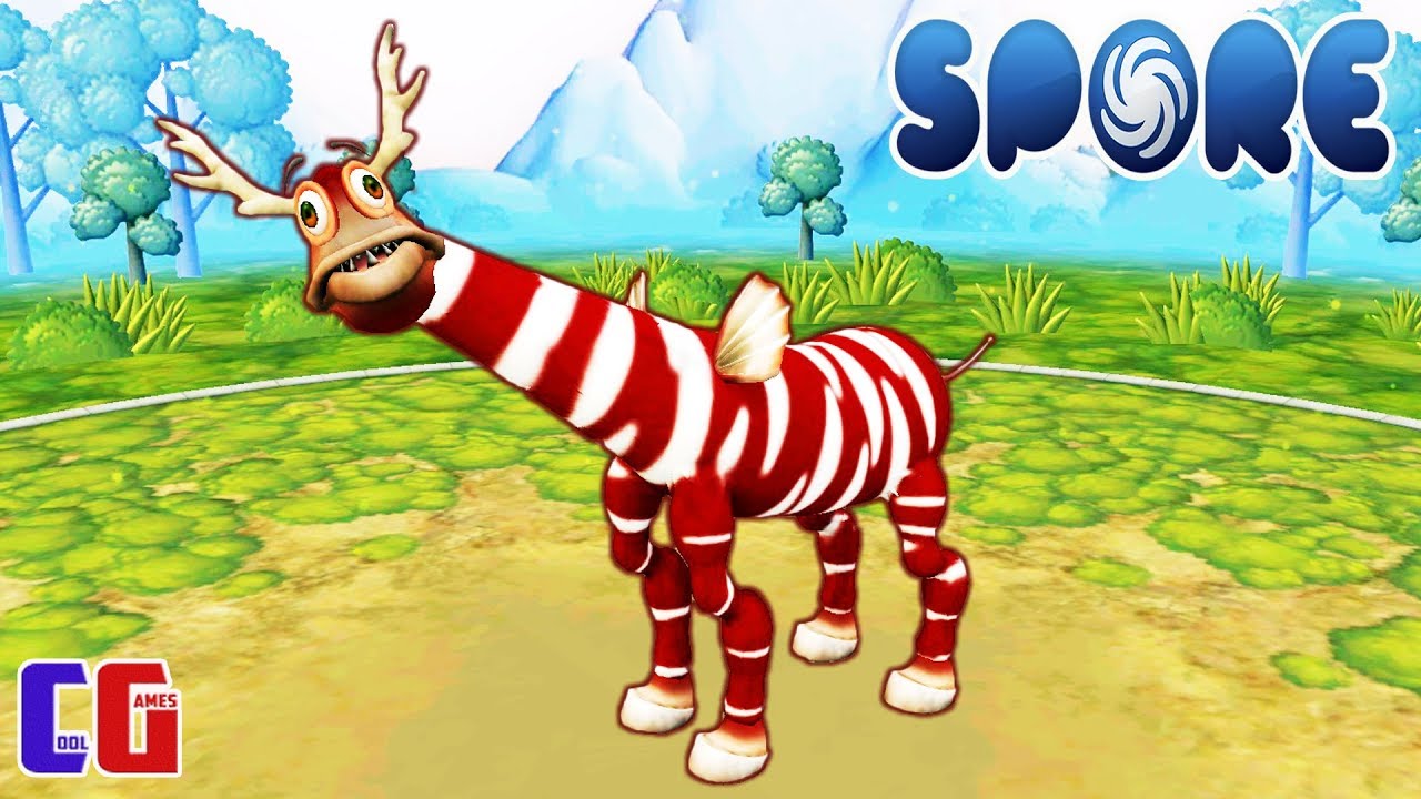 Spore #4 Создал СКАЗОЧНОГО ОЛЕНЯ и ВСТРЕТИЛ ГИГАНТСКОГО ПАУКА Игра про Эволюцию СПОР от Cool GAMES
