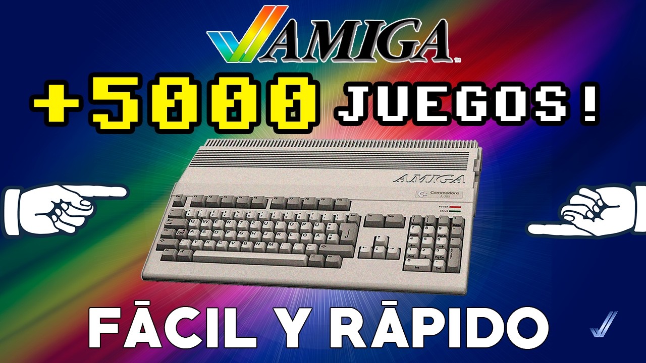 ¡Juega a +5000 JUEGOS de AMIGA FÁCILMENTE con RetroArch en CUALQUIER DISPOSITIVO! 🎮🔥