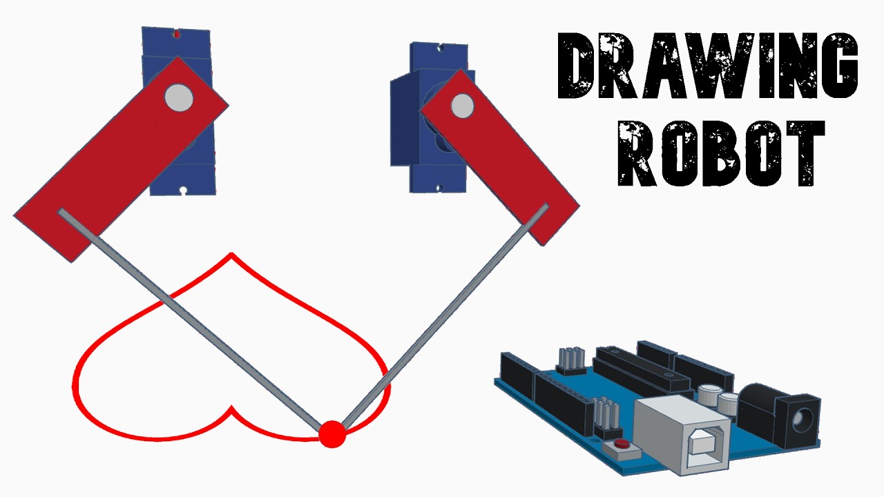 When a Robot Tries to Draw a Heart… Things Get Interesting! | DIY Hybrid Delta Robot