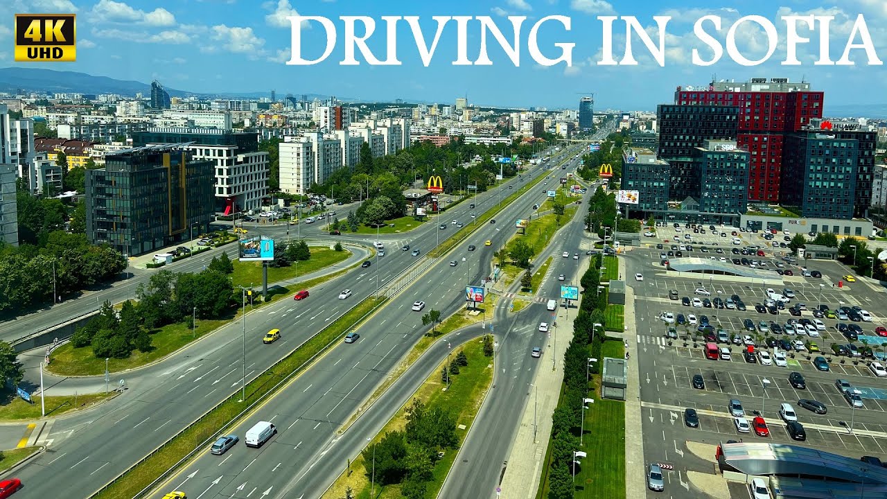 Driving in Sofia (София), Bulgaria - 4K UHD - Driving Tour - Explore Sofia