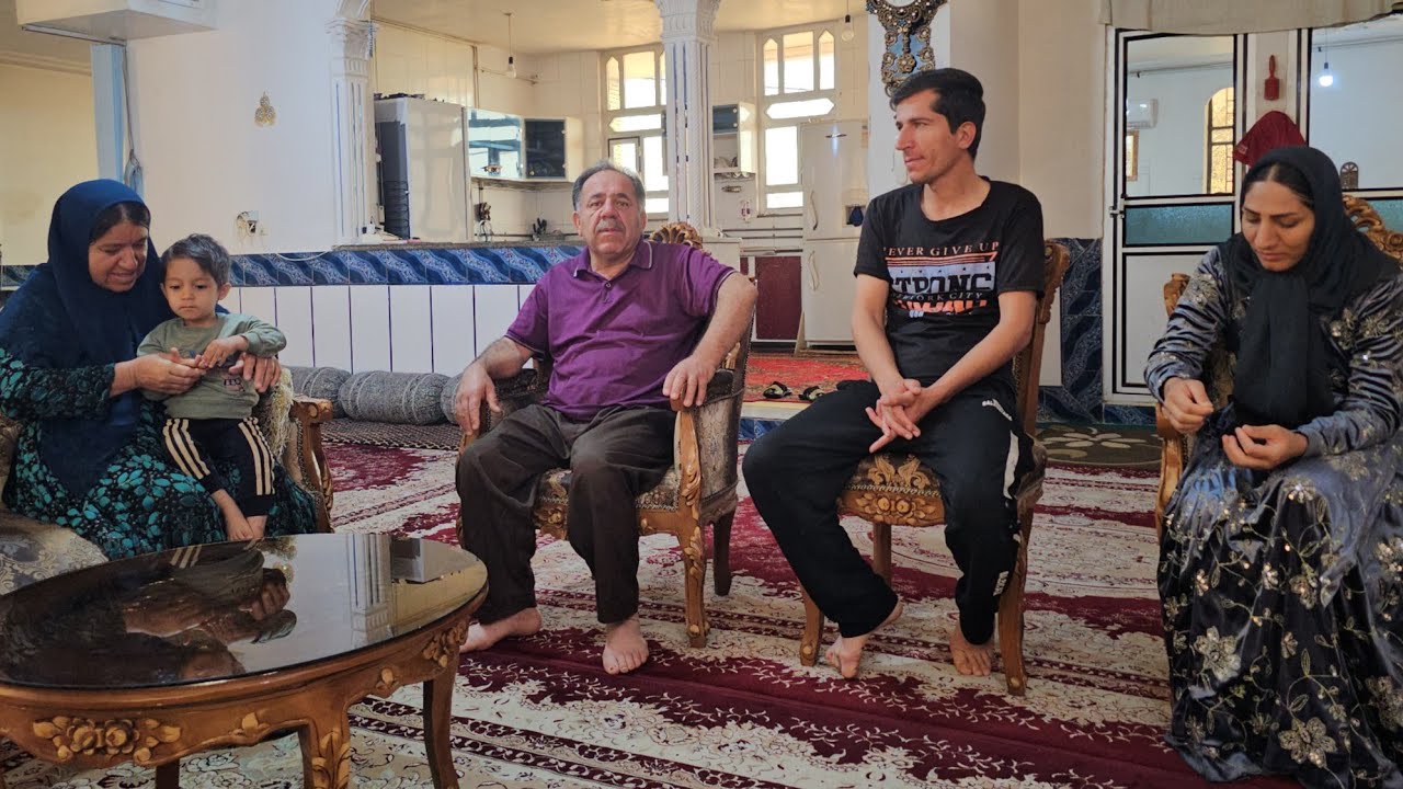 Mehrdad's family's love and empathy for the engineer in the progress of the projects